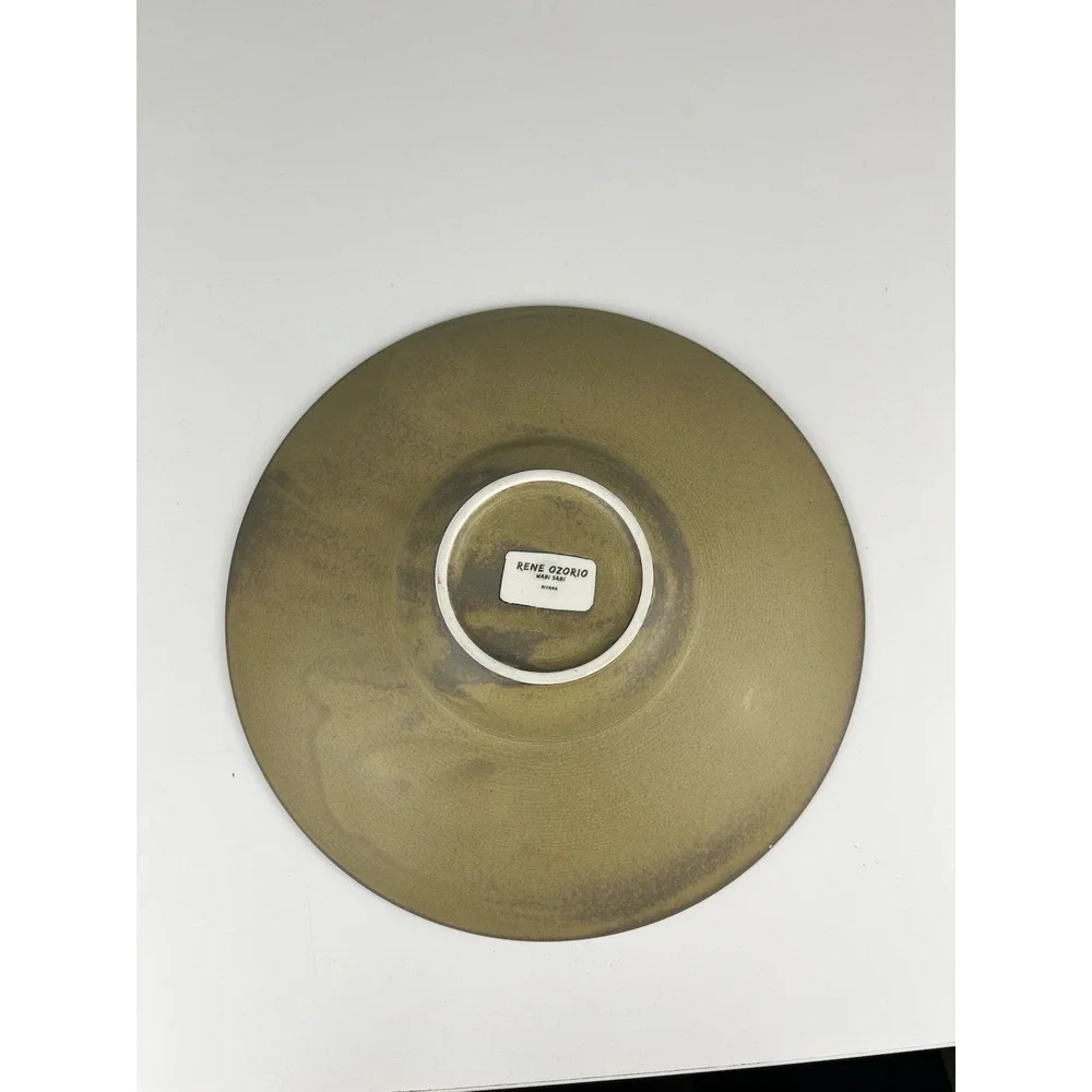Miyama Rene Ozorio Wabi Sabi Wheat Rimmed Coupe Bowl 9.25